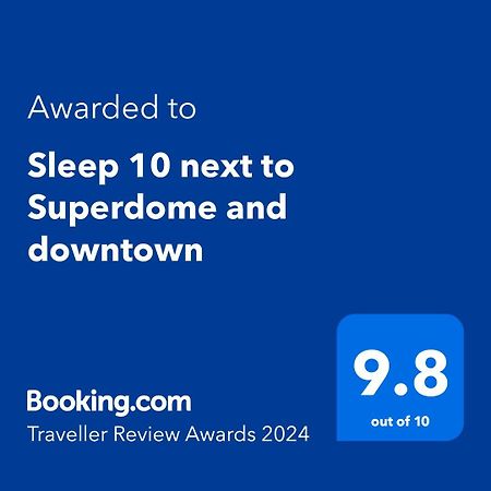 Sleep 10 Next To Superdome And Downtown Vila Nova Orleães Exterior foto